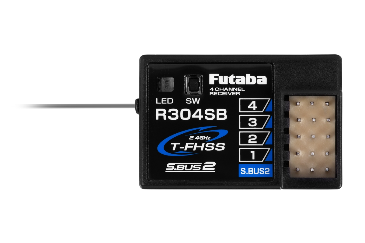 Futaba 4PM Plus T-FHSS, 3x přijímač R304SB s telemetrií