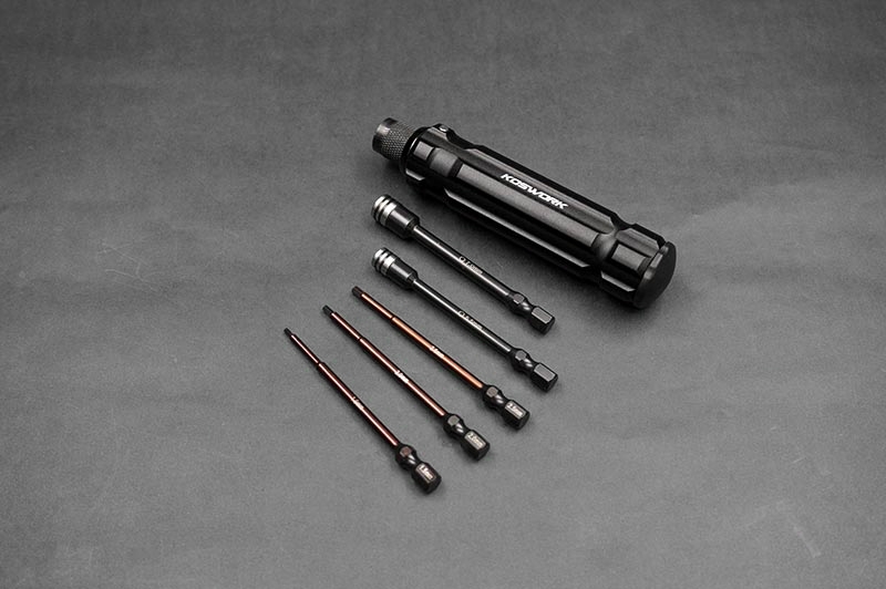Set 1/4" bitů s rychloupínací rukojetí