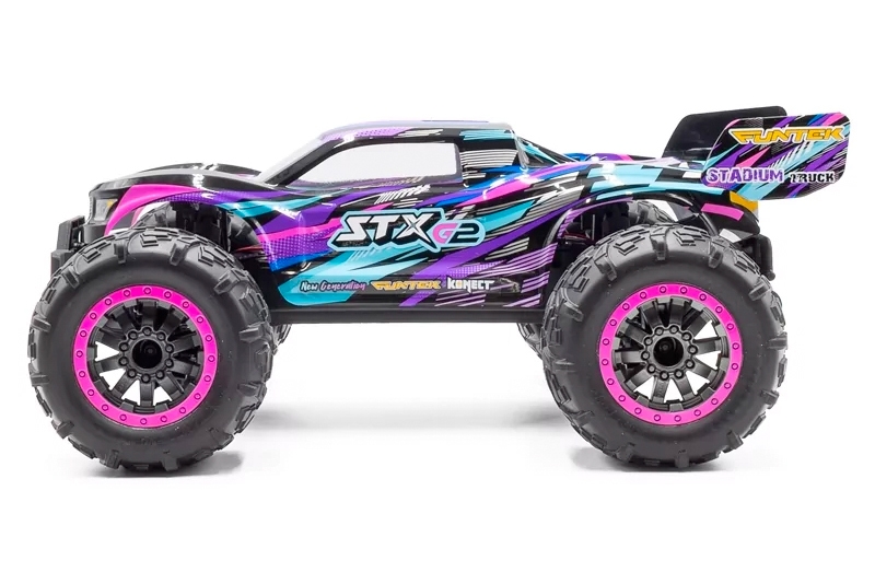 Funtek STX G2 Truggy 2.4GHz RTR (4wd), fialová