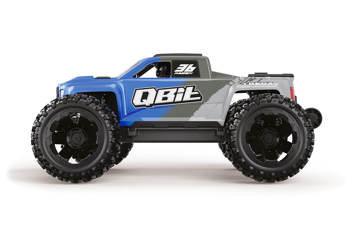 Qbit MT 1/16th Monster Truck - Modrý
