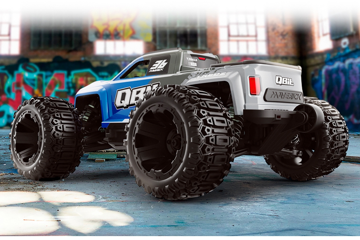 Qbit MT 1/16th Monster Truck - Modrý