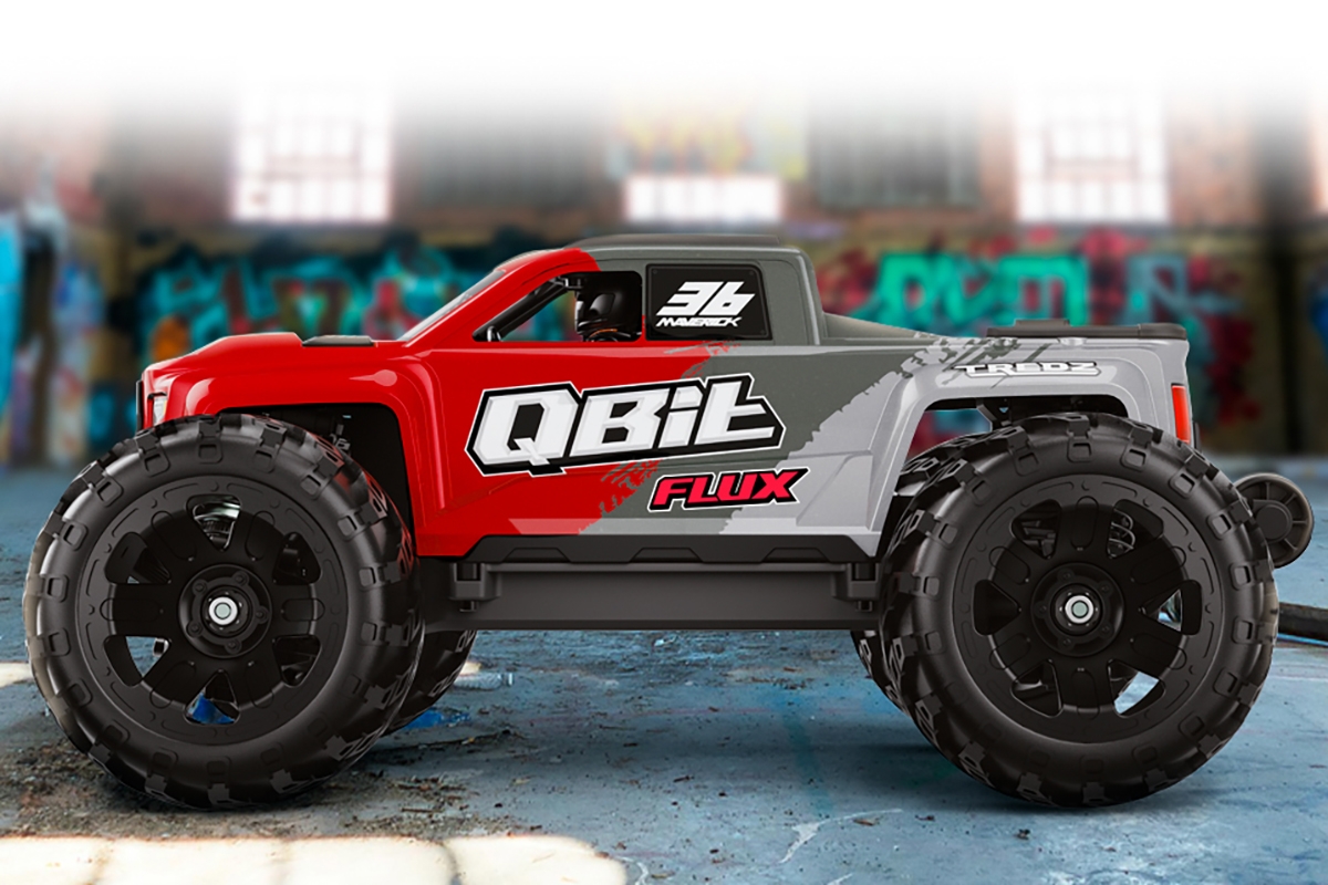 Qbit MT Flux 1/16th Monster Truck - Červený