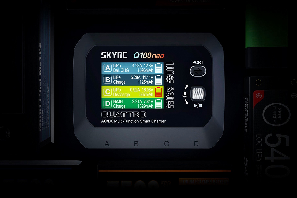 SKY RC Q100 neo nabíječ 4x60W