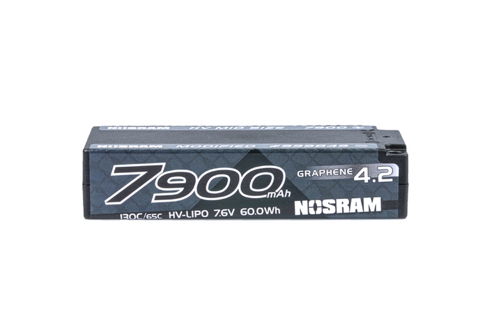 HV Mid Size Modified GRAPHENE-4.2 7900mAh Hardcase aku - 7.6V LiPo - 130C/65C