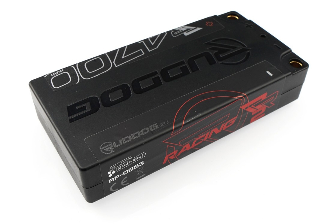 RUDDOG Racing RR2 4700mAh 150C/75C 7.6V 18,5mm LCG Short Stick Pack LiPo-HV akumulátor