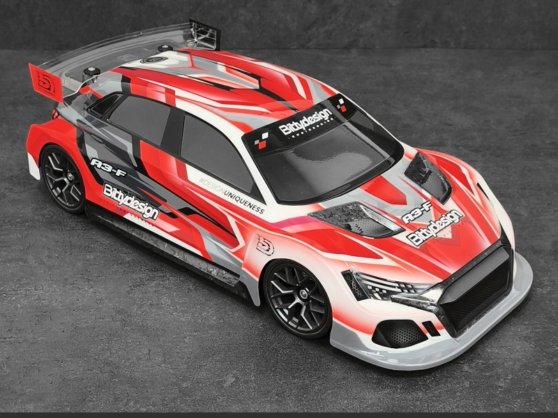 Karoserie čirá A3-F pro TC FWD podvozky 190mm