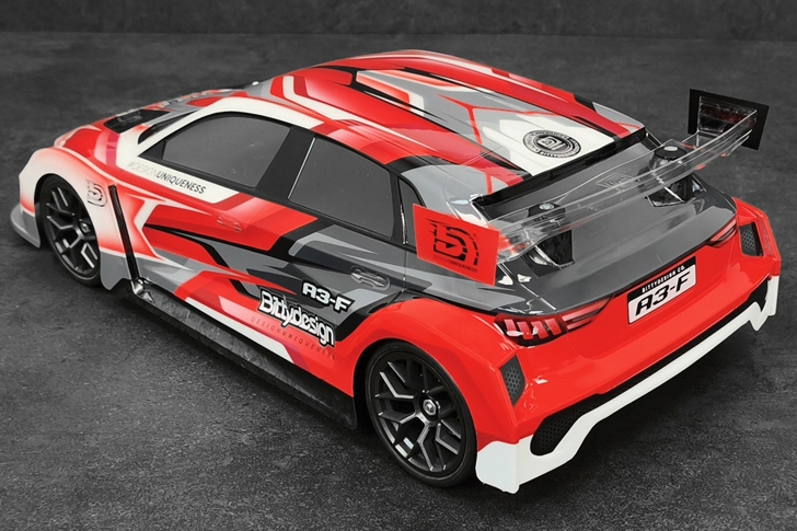 Karoserie čirá A3-F pro TC FWD podvozky 190mm