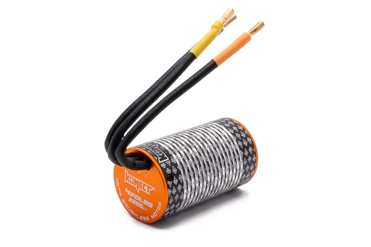 4pólový střídavý motor Konect 2250KV 4274 pro měřítko 1/8