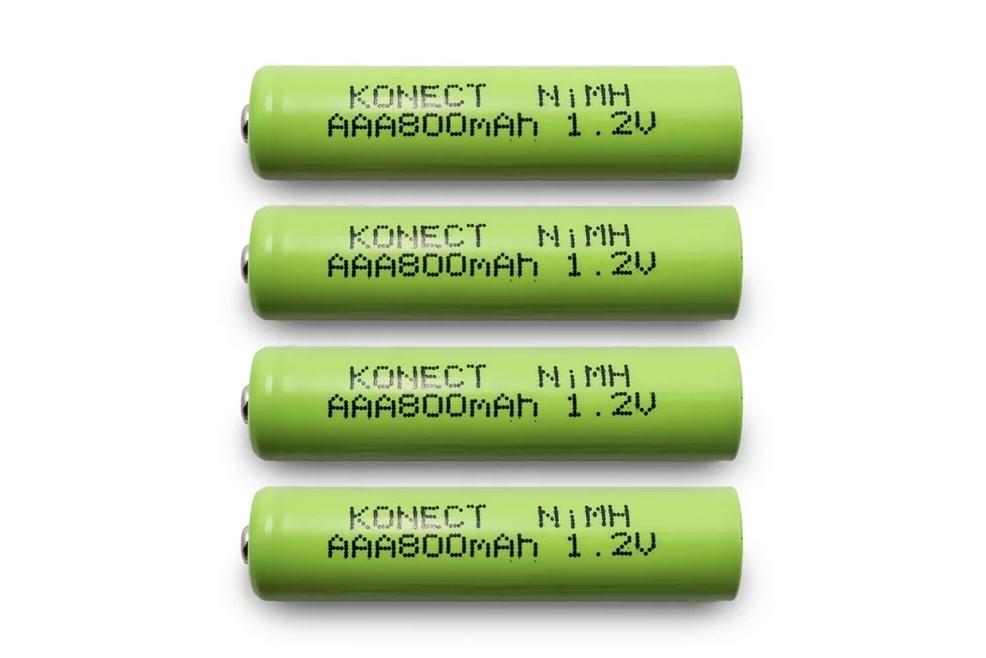 NiMH akumulátory AAA 800mAh (4 ks) s úložným pouzdrem