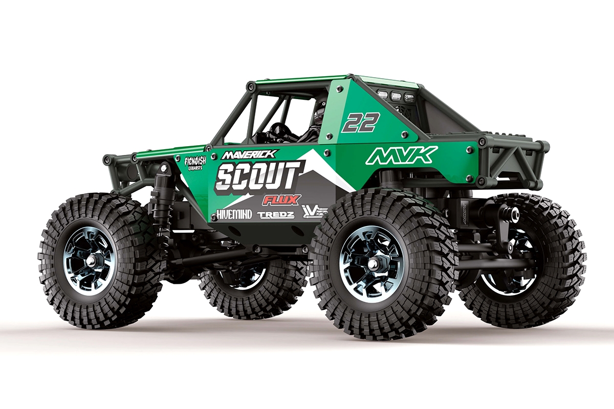 Scout-24 Flux Rock Crawler 1:24 – zelený