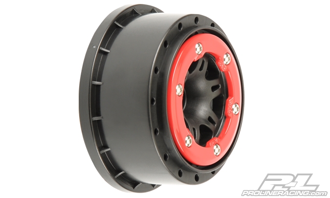Split Six 2.2"/3.0" přední TRX Slash černo/červený disk 2ks.