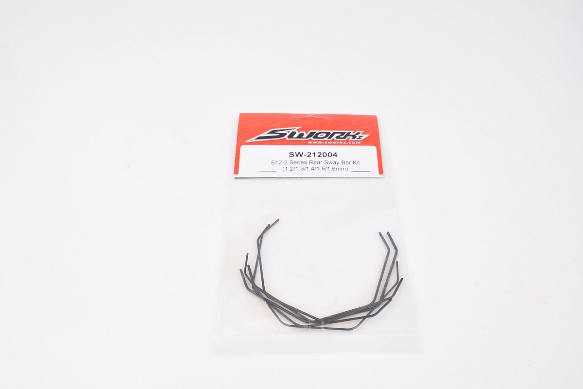 SWORKz zadní ocelové stabilizátory (1,2/1,3/1,4/1,5/1,6mm), po 1 ks.