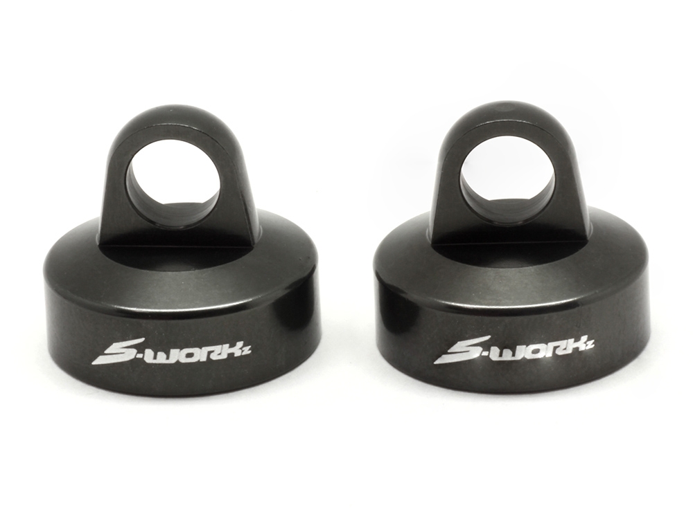 SWORKz S350 BBS EVOII hliníkové vrchní čepičky olejovových tlumičů, 2 ks.