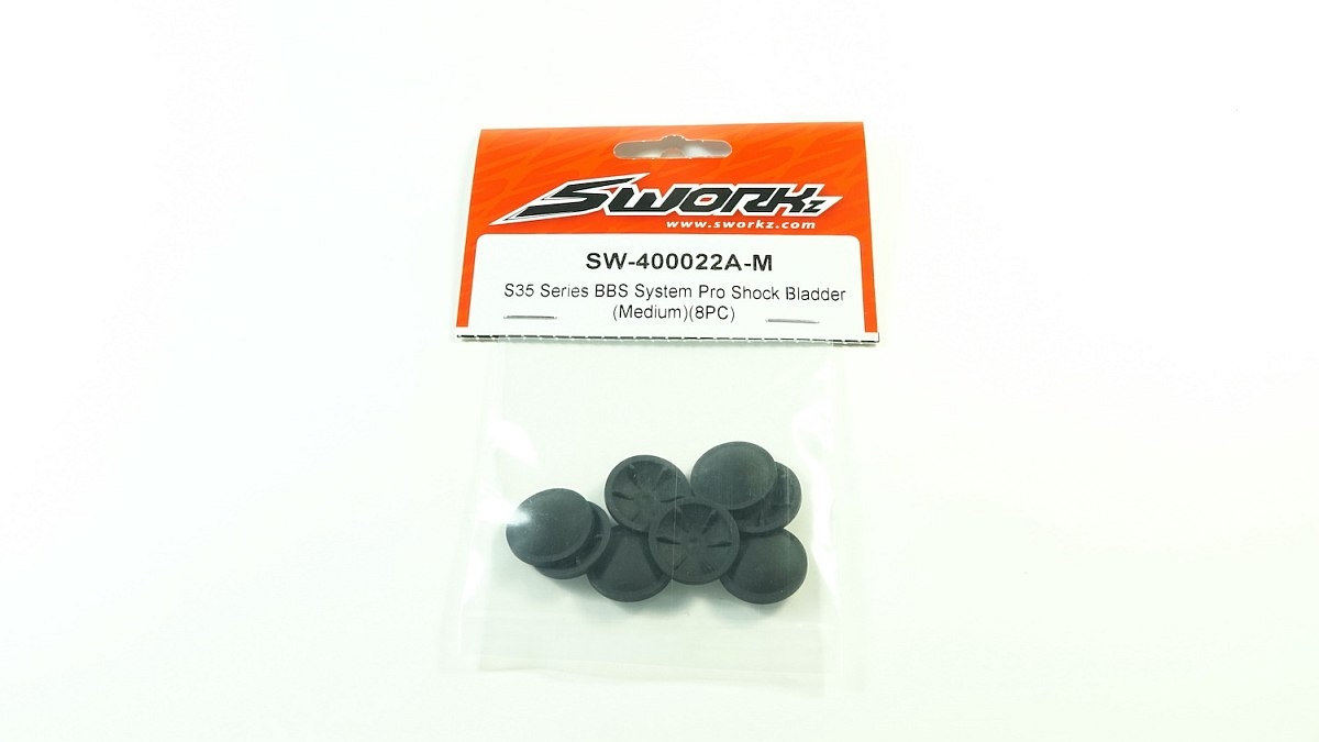 SWORKz S350/S350T BBS System vrchní membrány olejových tlumičů, MEDIUM, 8 ks