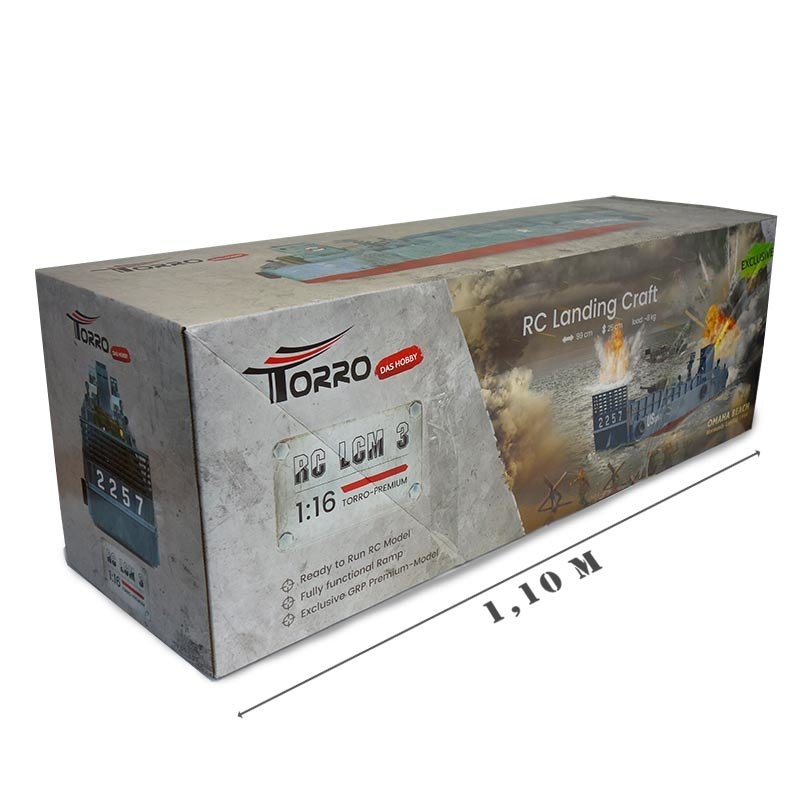 TORRO RC 1:16 Vyloďovací plavidlo LCM3