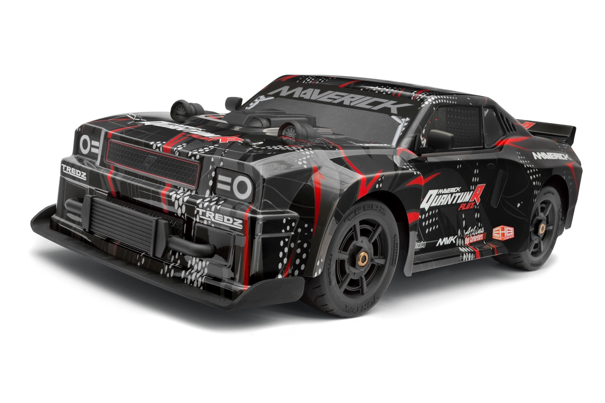 QuantumR Muscle Car FLUX 1/8 4WD - Černo/Červený