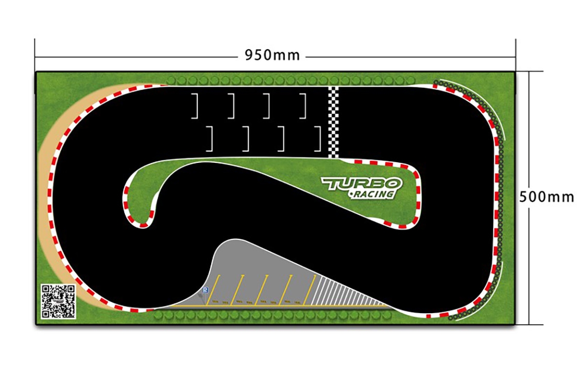 Turbo Racing dráha 1ks 500x950mm