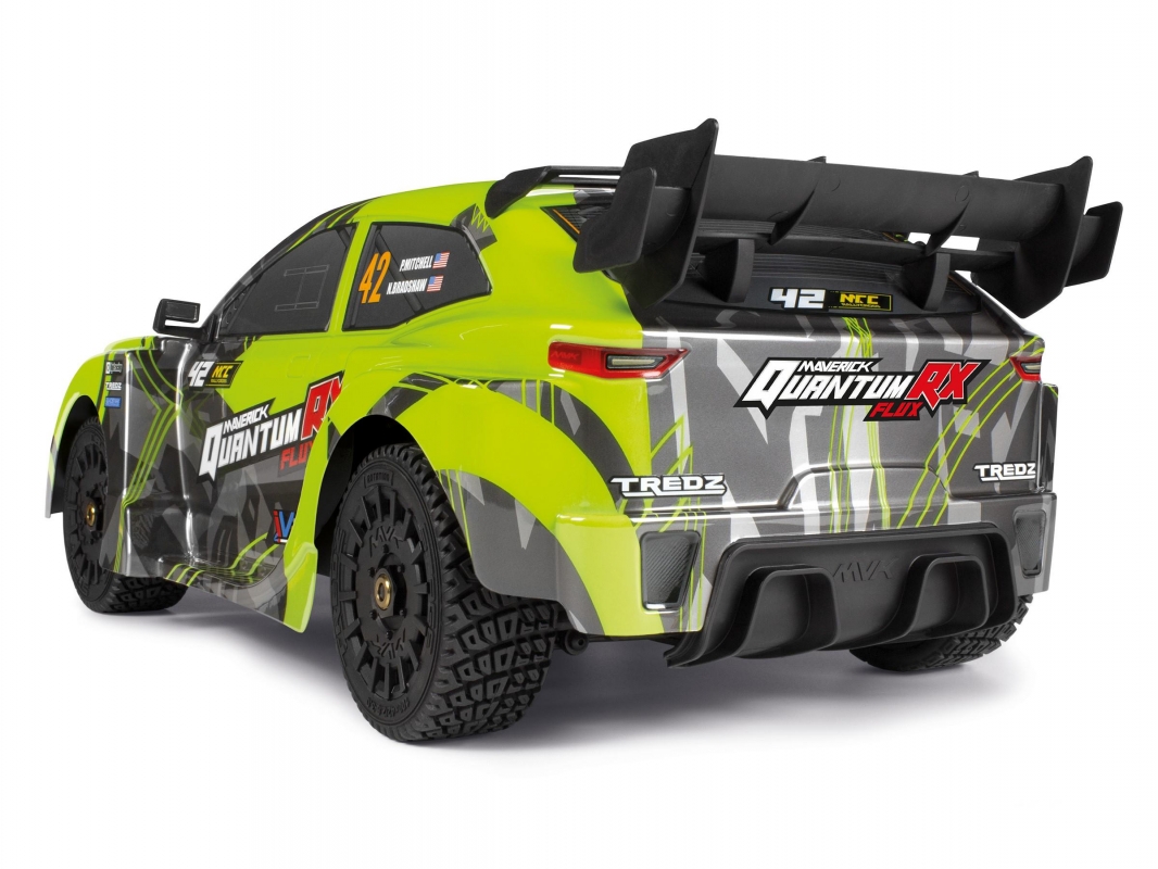 QuantumRX Flux 4S 1/8 4WD Rally Car - Zelený