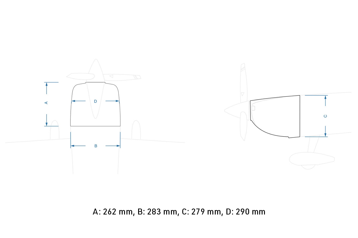 90" Extra NG 2290mm 60cc Červeno-Modrá