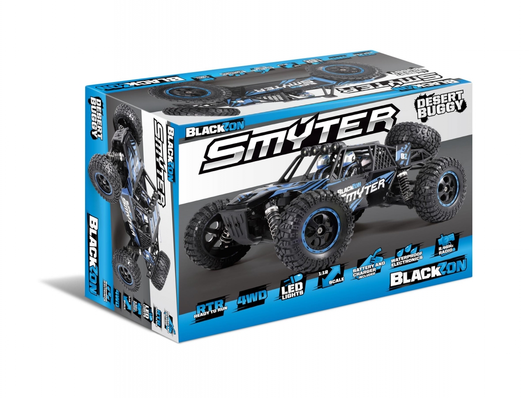Smyter DB 1/12 4WD Electric Desert Buggy - Modrý