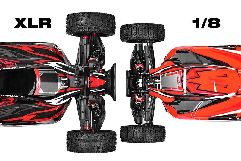 ASUGA XLR 6S - BUGGY 4WD - RTR - zelená