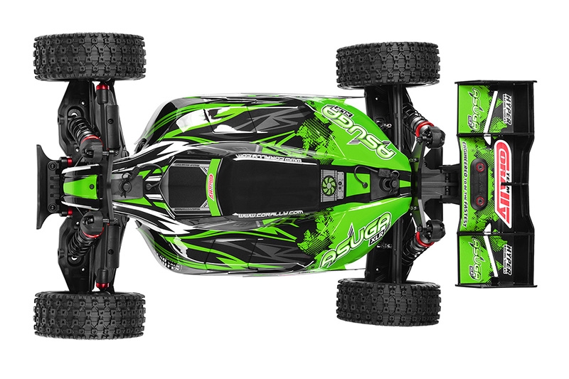 ASUGA XLR 6S - BUGGY 4WD - RTR - zelená