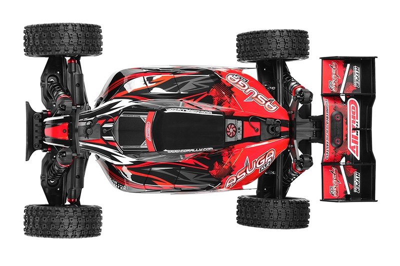 ASUGA XLR 6S - BUGGY 4WD - RTR - červená