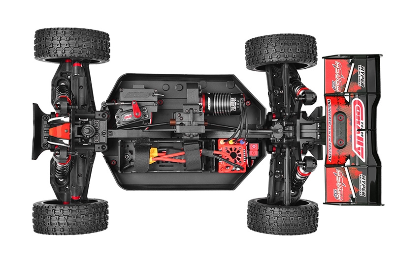 ASUGA XLR 6S - BUGGY 4WD - RTR - červená