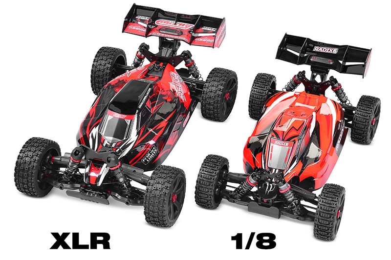 ASUGA XLR 6S - BUGGY 4WD - PRO ROLLER šasi - bez elektroniky - zelená