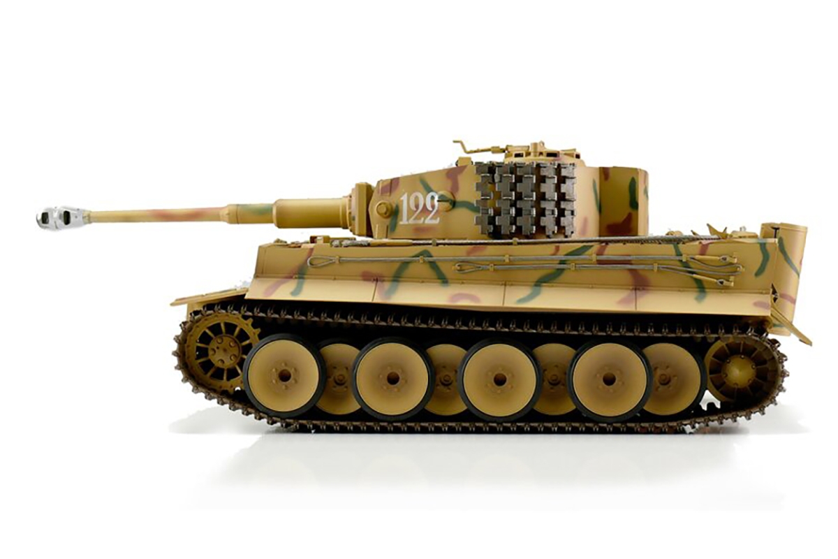 1/16 RC Tiger I Tank IR - letní kamufláž