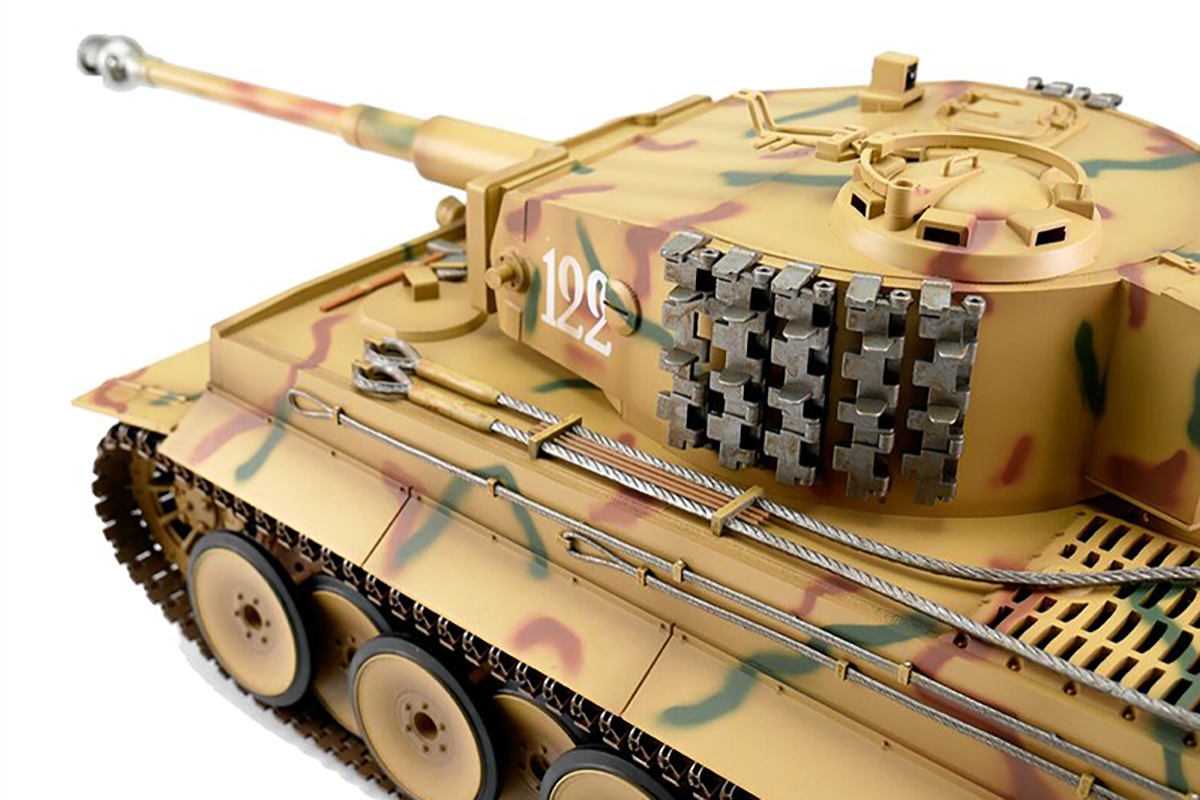 1/16 RC Tiger I Tank IR - letní kamufláž