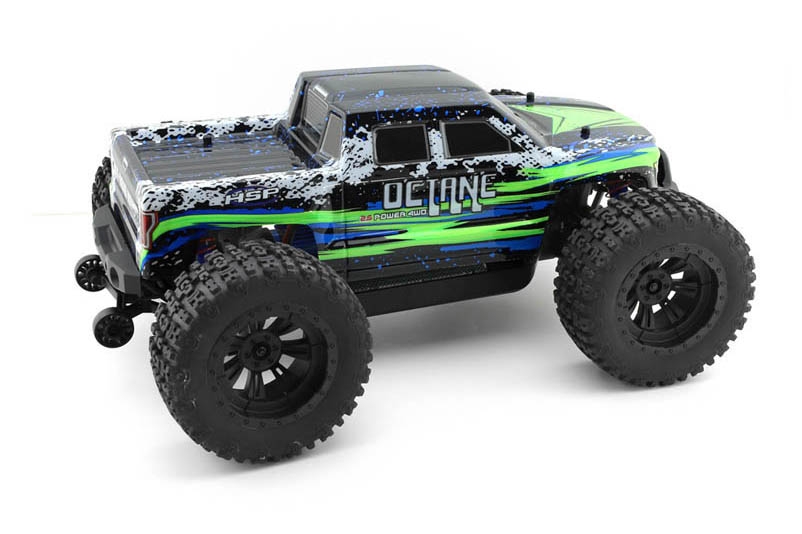 HSP Octane 1/10 RTR Monster Truck, Zelený