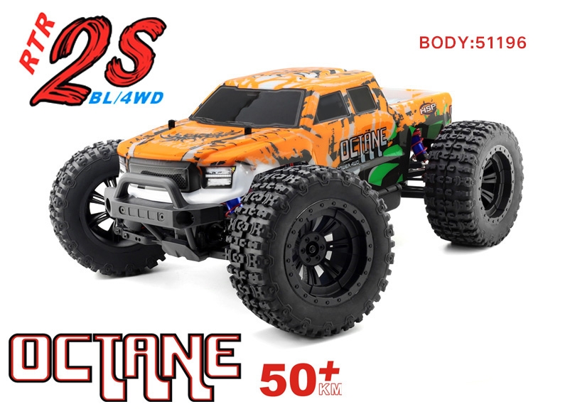 HSP Octane PRO 1/10 RTR Monster Truck, Oranžový