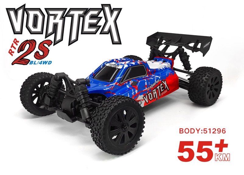 HSP Vortex PRO 1/10 RTR Buggy, Modrá