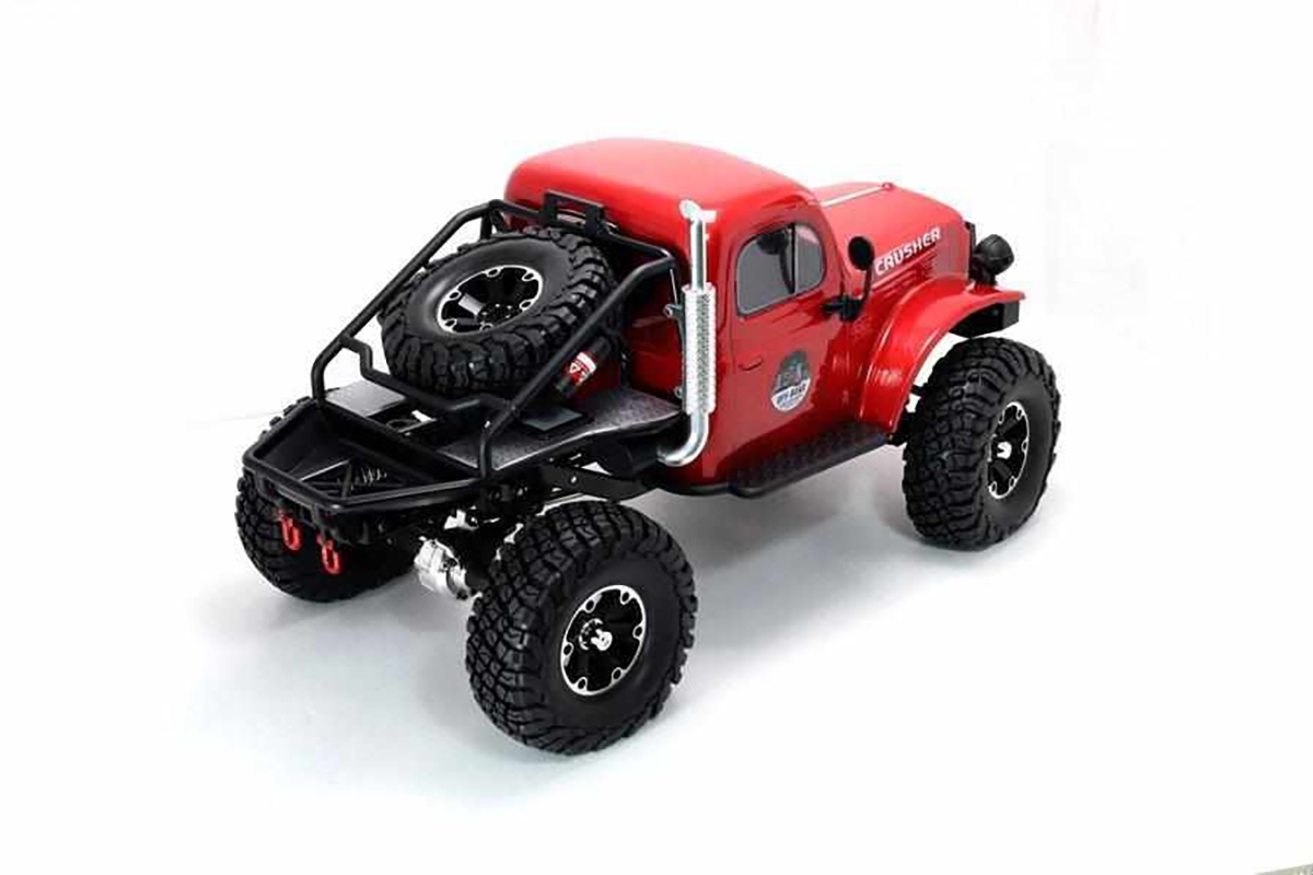CRUSHER 1/10 sada 2,4GHz, Červená