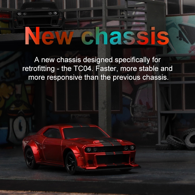 1/76 C75 RC Sports Car RTR (červená)