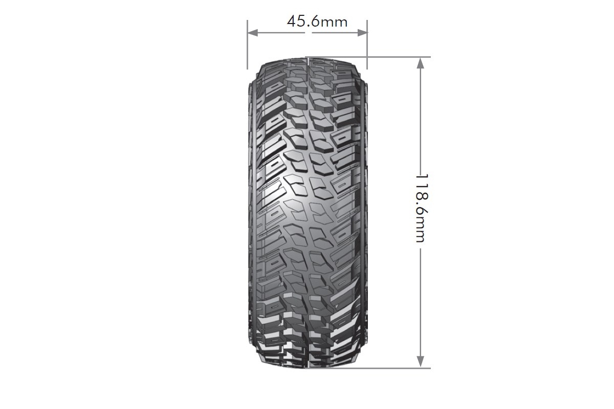 CR-GRIFFIN 1.9 Black Rims