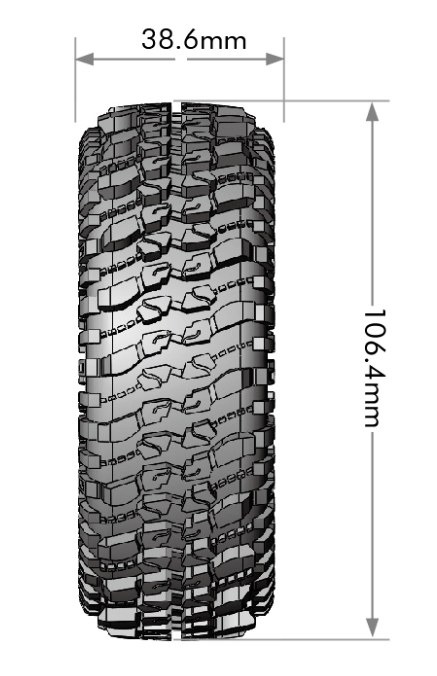 CR-CHAMP Class 1 1.9 Tires