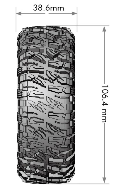 CR-MALLET Class 1 1.9 Tires