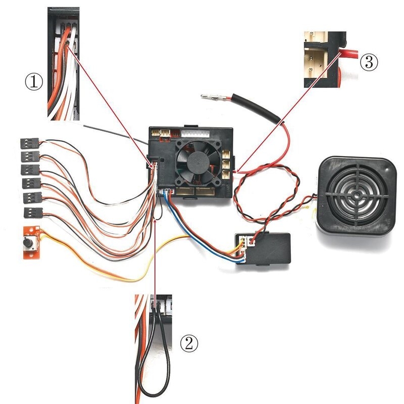 2,4 GHz hlavní řídící deska Leopard +zvukový modul