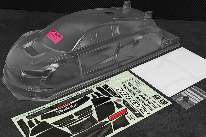 Karoserie čirá AR8-GT3 - (190 mm)