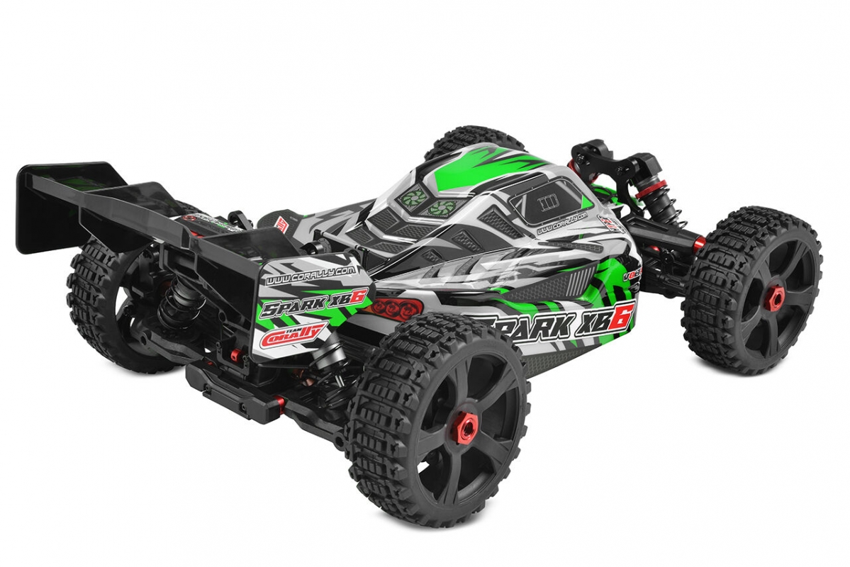 SPARK XB-6S - BUGGY 4WD - RTR - zelená