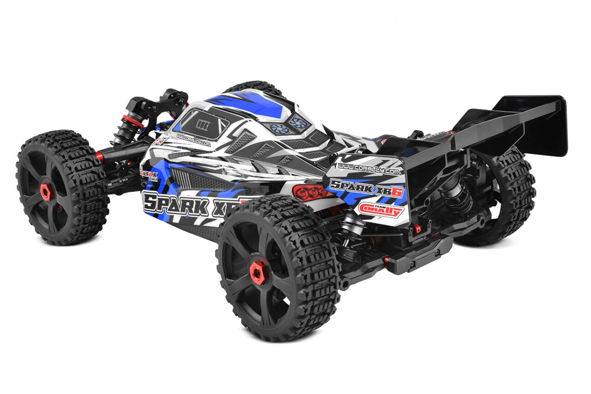 SPARK XB-6 - BUGGY 4WD - ROLLER šasi - bez elektroniky - modrá