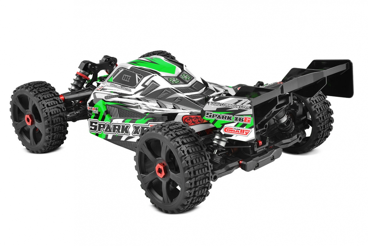 SPARK XB-6 - BUGGY 4WD - ROLLER šasi - bez elektroniky - zelená
