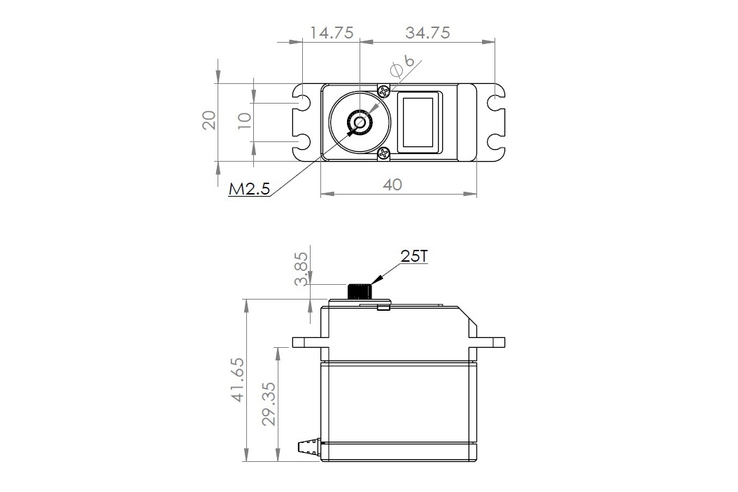 HBL950 (0.09s/60°, 18.2kg.cm)