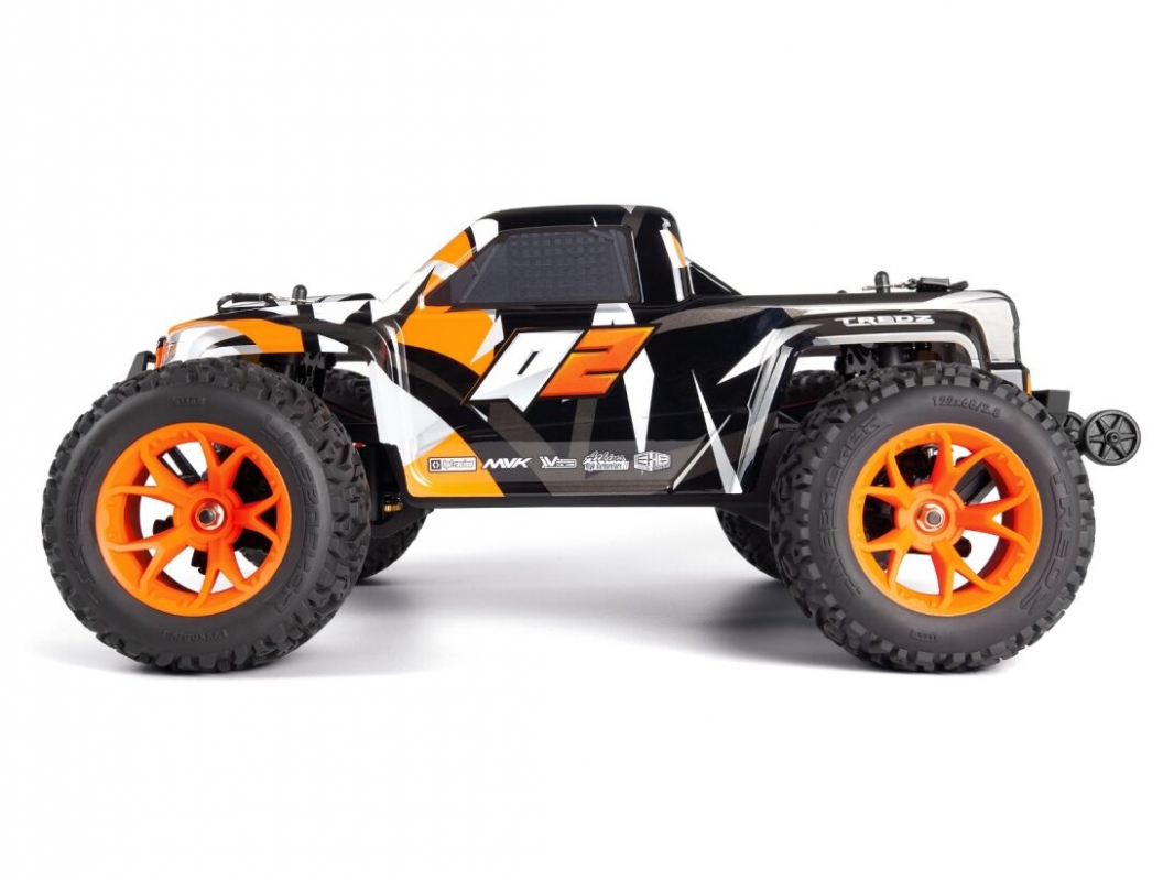 Quantum2 MT 1/10th Monster Truck - Oranžový