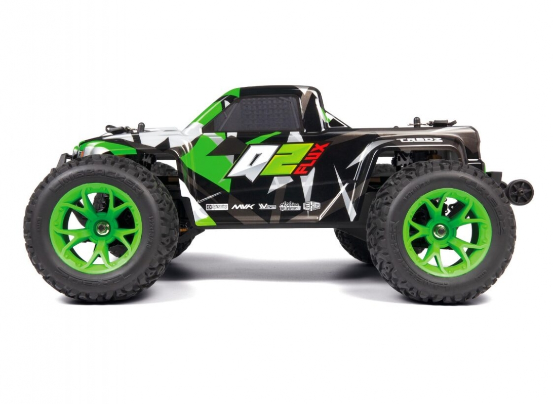 Quantum2 MT Flux 1/10th Monster Truck - Zelený