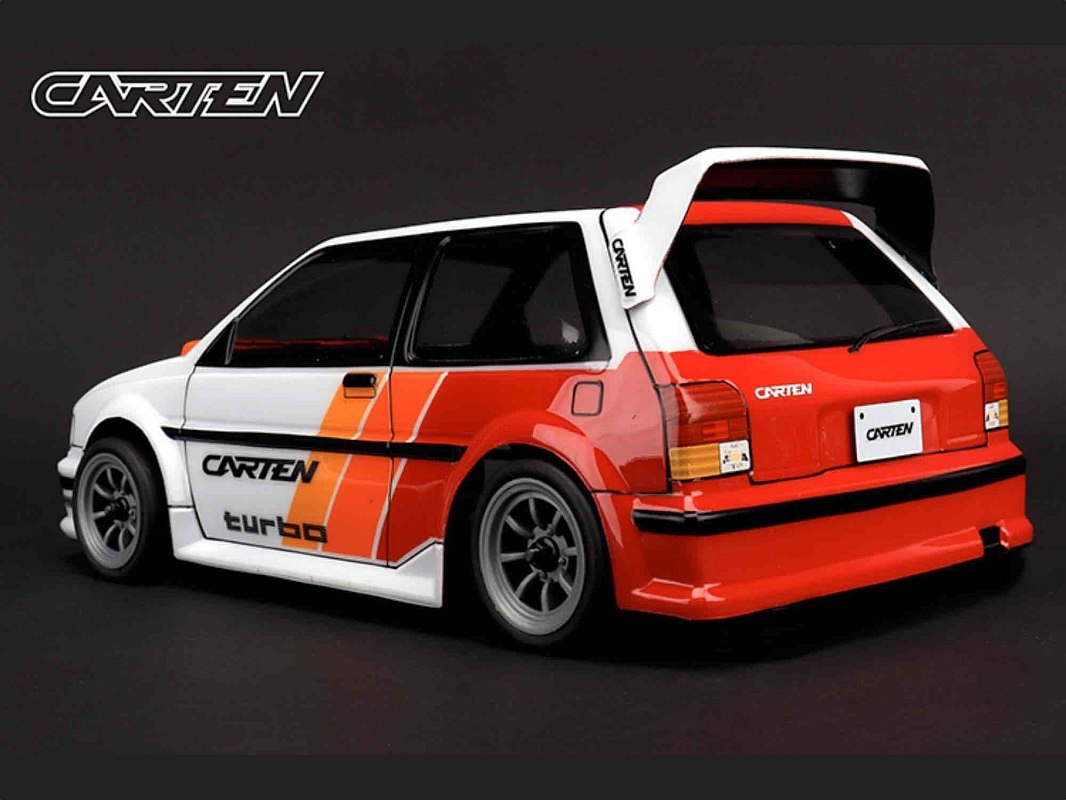 CARTEN STARLET 1/10 M-Chassis 225mm lexanová karoserie