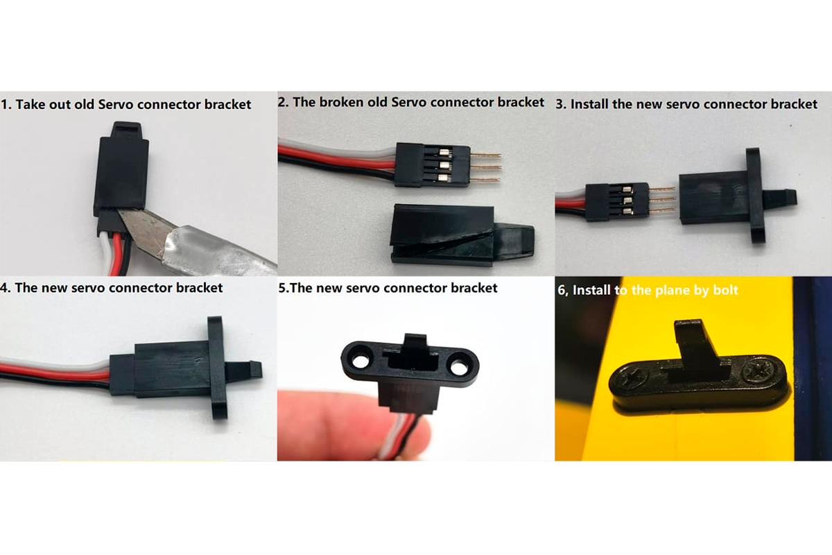 Servo connector bracket (4ks)