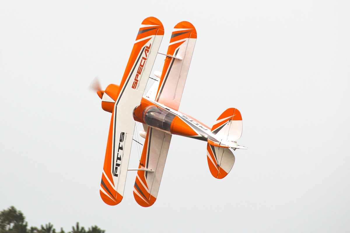 87" Pitts S2B Oranžový (2,2m)